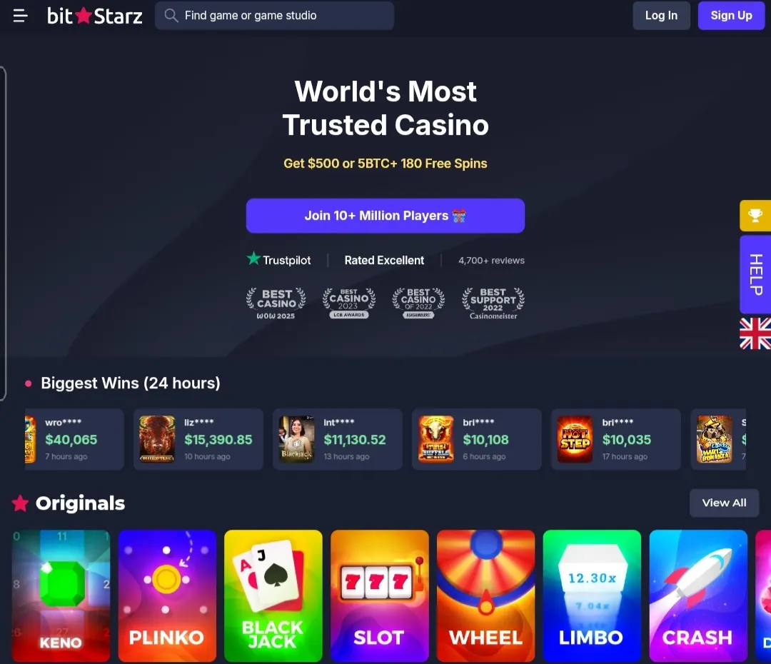 BitStarz sportsbook interface for Nigerian players, captured by the Bets.ng editorial team