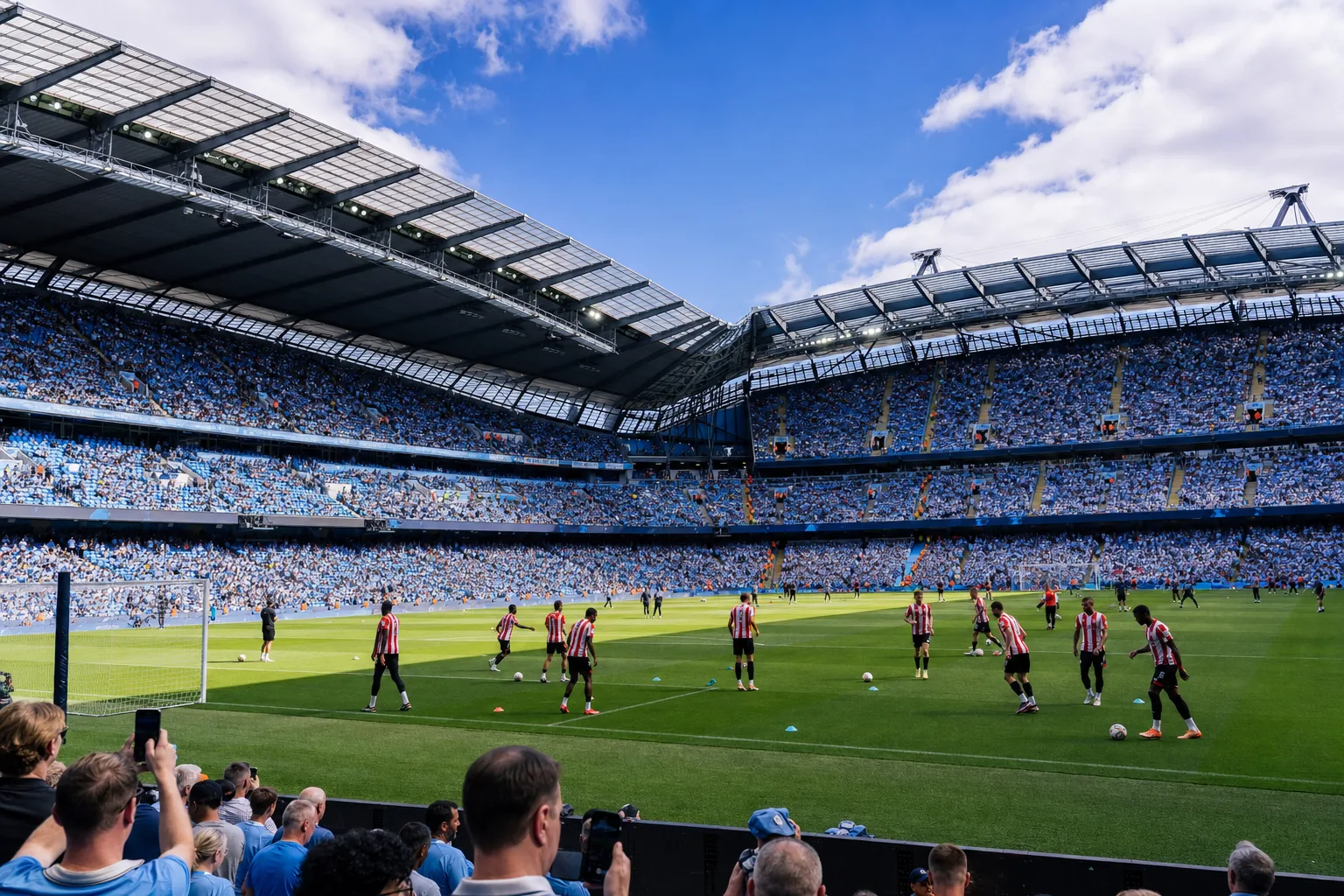 Manchester City vs Brentford, Premier League matchday atmosphere at the venue